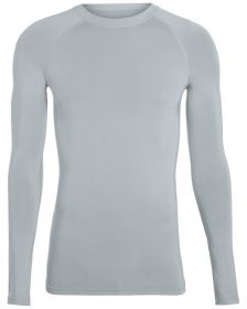 Adult Hyperform Long-Sleeve Compression Shirt - WHITE - 2XL